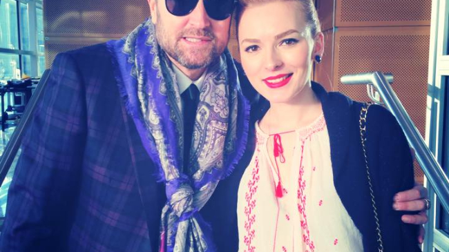 Ilinca Avram a împărţit podiumul londonez cu Cătălin Botezatu. Foto