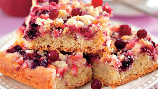 Postul Mare: tort cu afine și lămâi