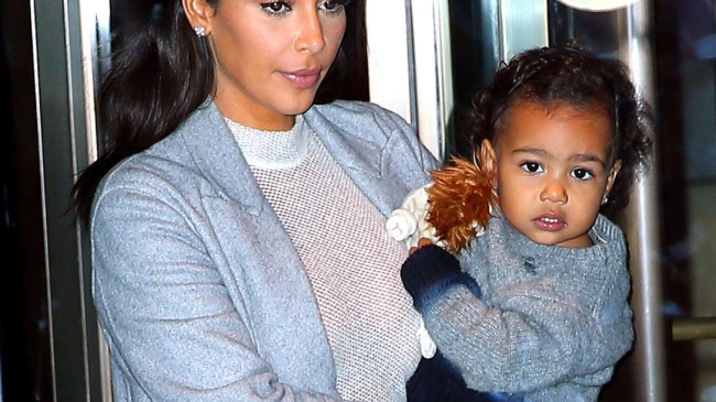 Ким Кардашьян недовольна цветом глаз Норт Уэст