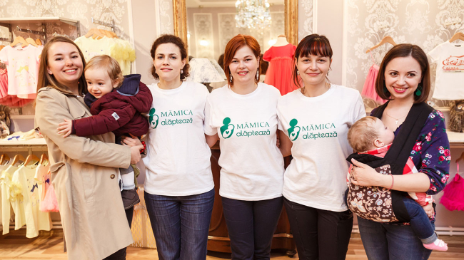 Дебютный workshop «Mămica Alăptează»