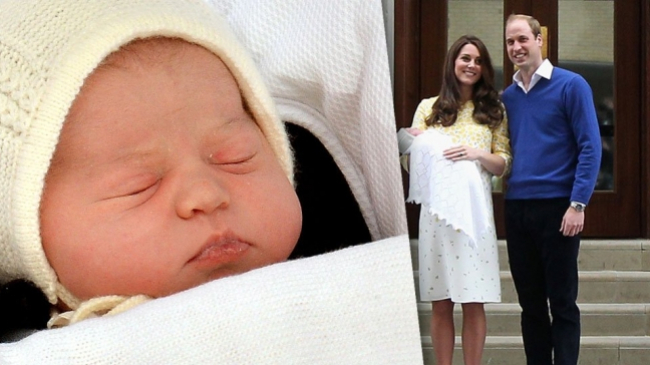 Micul print George si-a cunoscut surioara! Iata ce reactie a avut canda vazut-o - FOTO