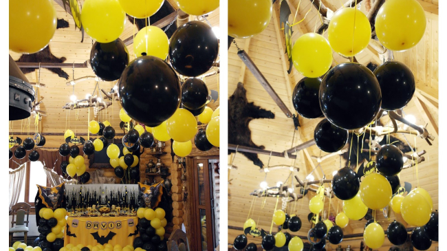 Botez în stil "Batman" de la Olga Baiciurina