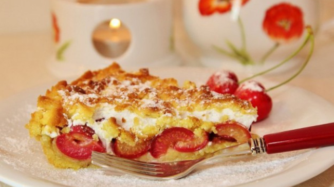 Рецепт вкуснейшего черешневого пирога
