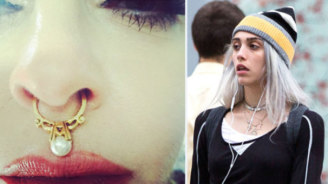 56-летняя поп-королева Мадонна проколола себе нос, как у дочери