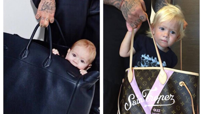 Дизайнерская сумка вместо коляски: гламурная жизнь дочки Тимати