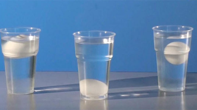 Cît de proaspăt este un ou? Ai nevoie doar de un pahar cu apă ca să-ți dai seama