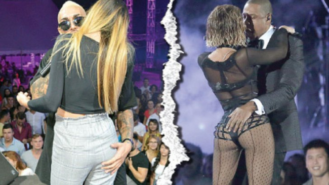 Alex Velea şi Antonia, show erotic pe scenă