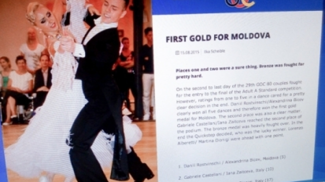 Молдавские танцоры завоевали золотые и бронзовые медали на чемпионате по танцам в Германии