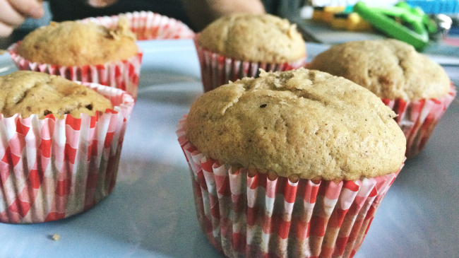 Маффины с бананом и корицей