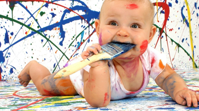 Participați la expoziția micuților pictori în BLINOFF!