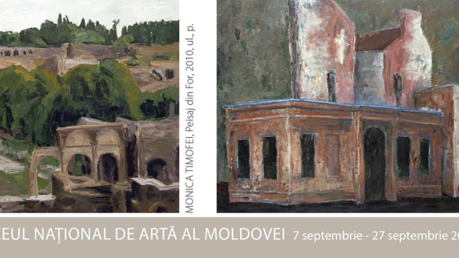 Супружеская пара художников из Румынии экспонировала свои работы в Кишиневе