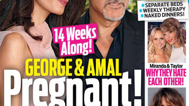 Западные СМИ: Амаль Клуни беременна