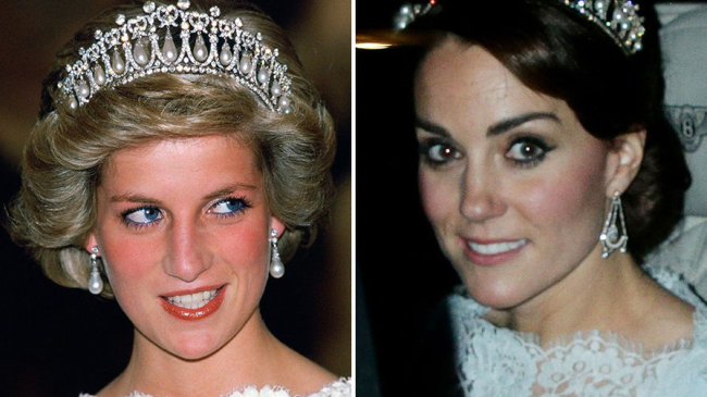 Кейт Миддлтон впервые надела знаменитую диадему принцессы Дианы