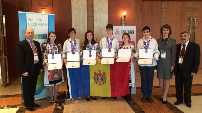Молдавские школьники завоевали пять медалей на Международной олимпиаде