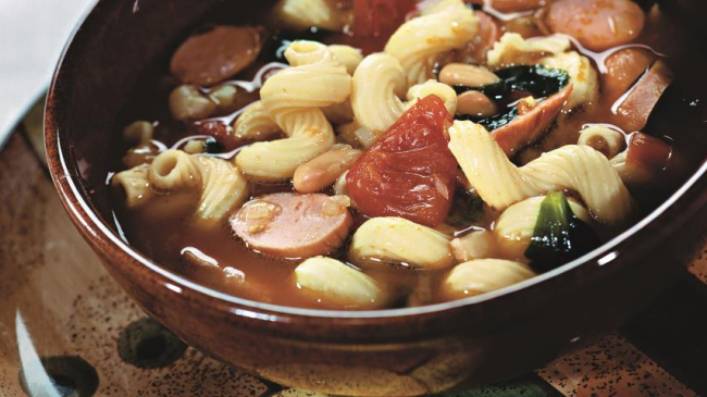 Supă italienească cu crenvurști