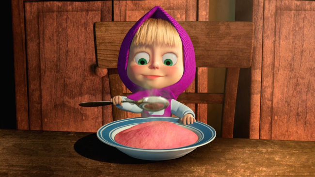 Эпизод «Маши и медведя» о каше набрал больше 1 млрд просмотров