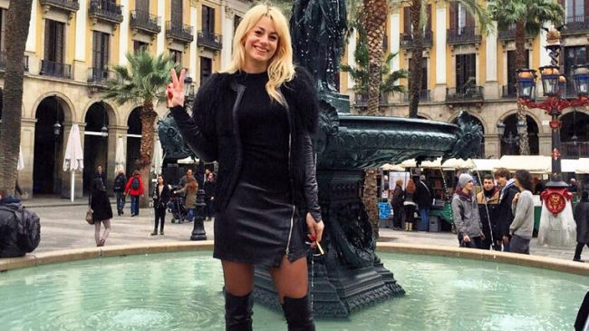 Natalia Gordienko, intr-o vacanta de vis la Barcelona