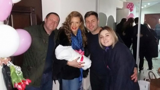 Primele poze cu fiica Tatianei Heghea!