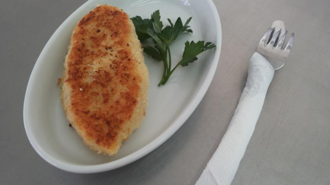 Chiftele de cartofi umplute cu legume