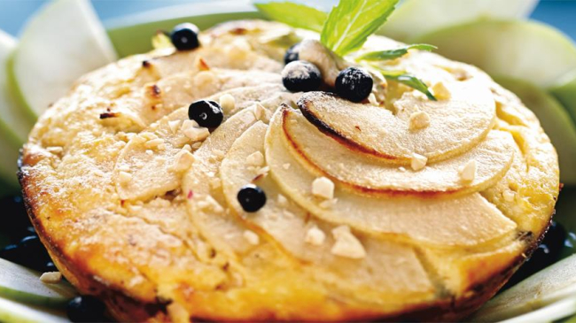 Budincă de mere și caju