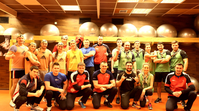 Соревнования суперменов в Max Fitness